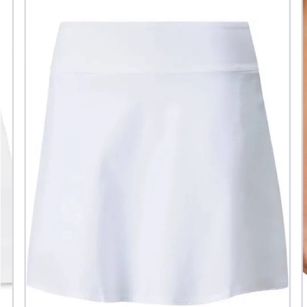 White Puma Powershpae Golf Skirt